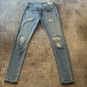 RAG & bones Distressed Blue Women's Jeans Size 25